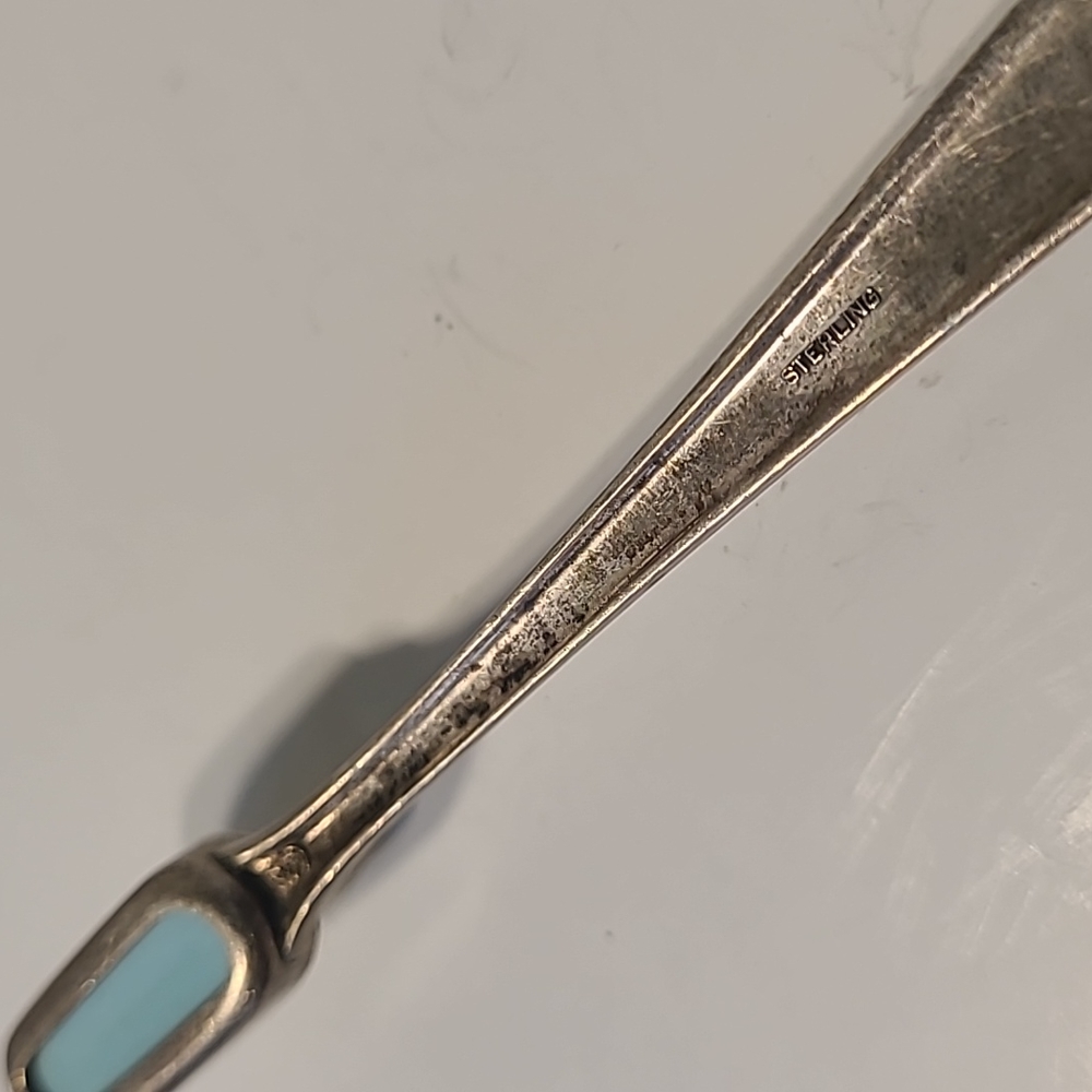 Vintage Sterling silver child's toothbrush - Picture 3 of 5
